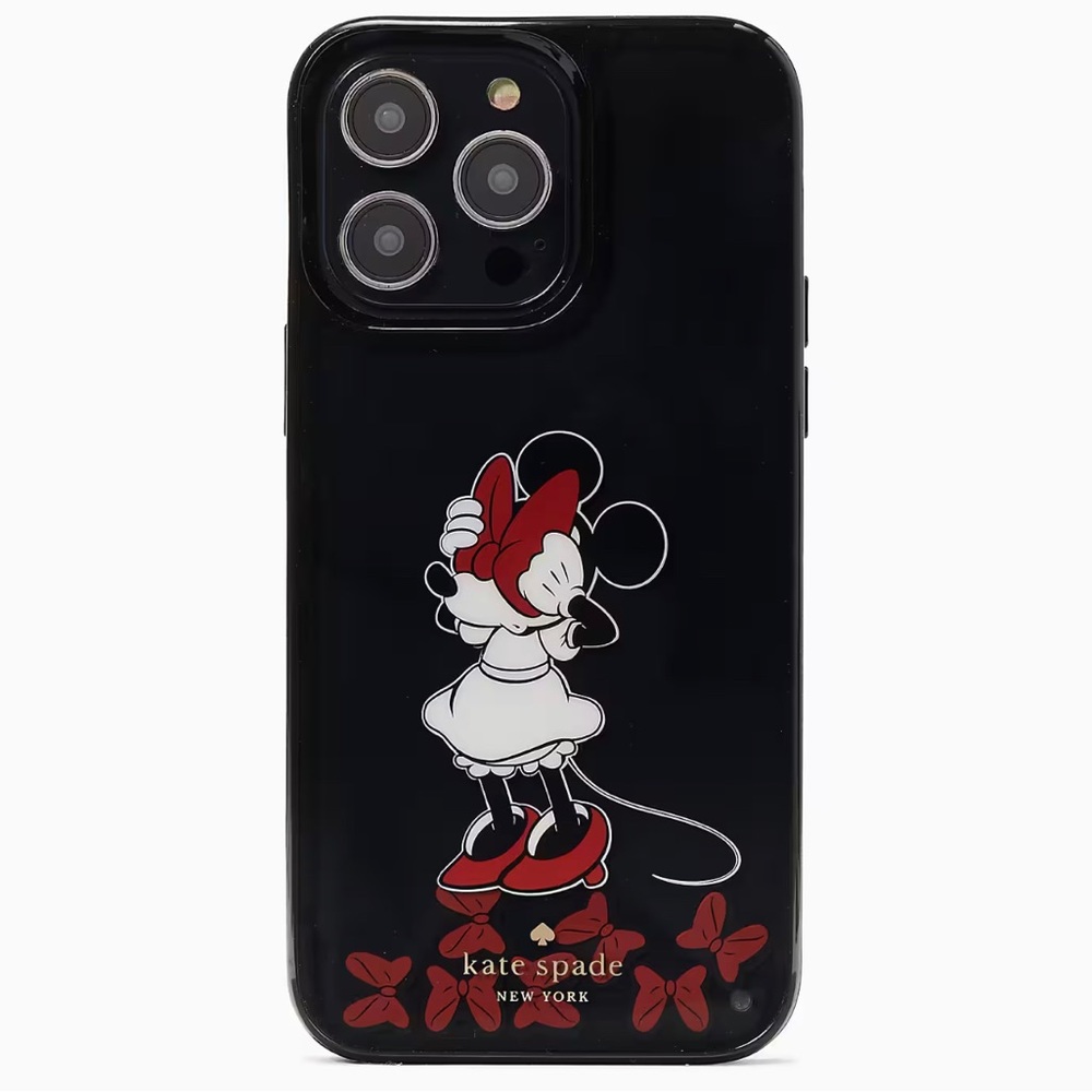 Minnie Mouse Bow Resin iPhone 14 Pro Case